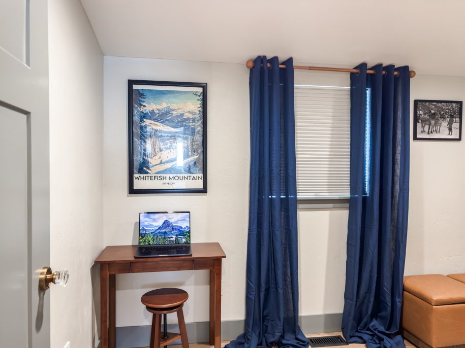The deskspace for our Airbnb