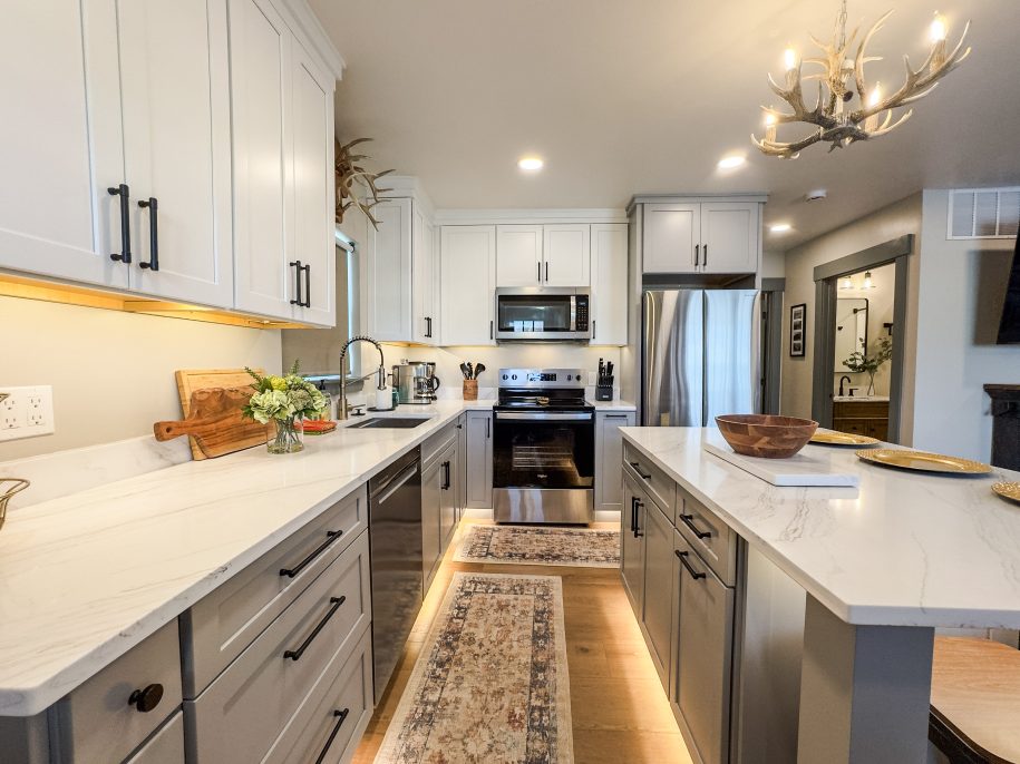 The Kitchen in Glacier Natl Park Airbnb